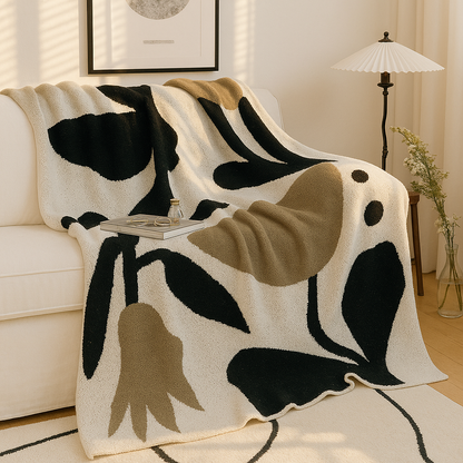 Travel Blanket All-Season Ultra-Soft Microfiber 51 x 63