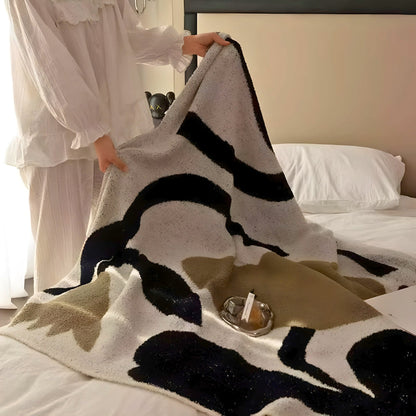 Travel Blanket All-Season Ultra-Soft Microfiber 51 x 63
