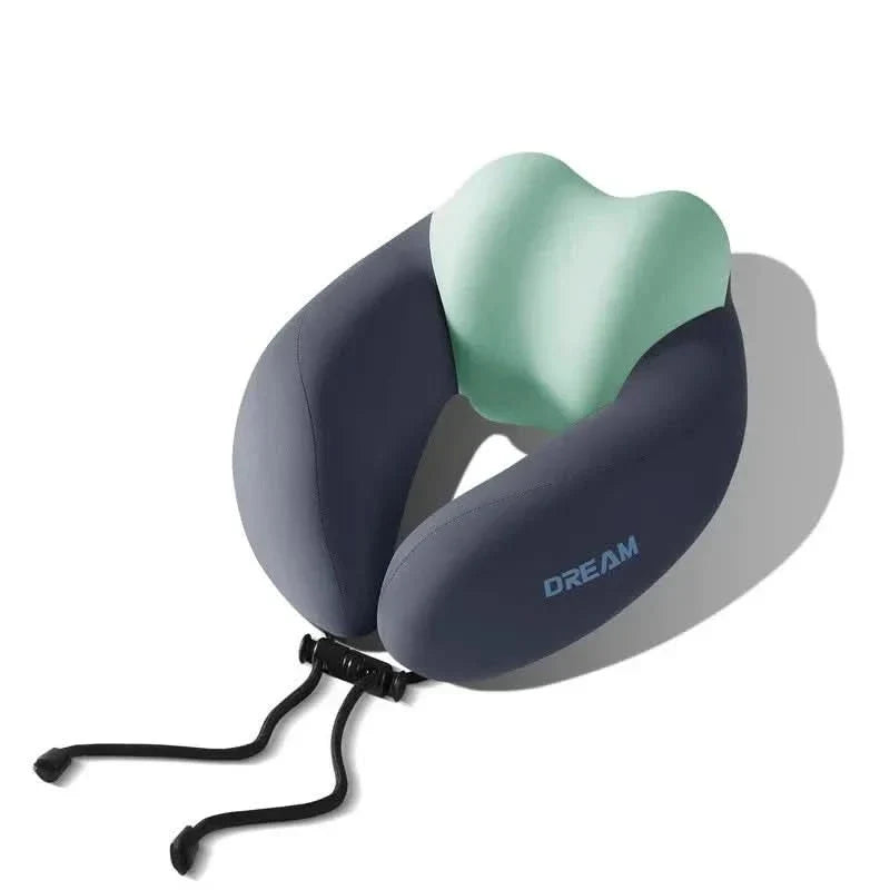 Travel Neck Pillow Ergonomic U-Shape Plush Lightweight Portable