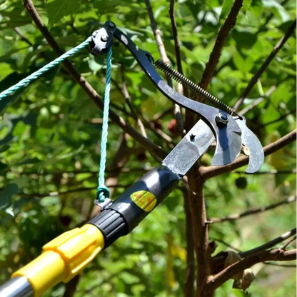 Tree Pruner Telescopic Handle Double-Pulley Carbon Steel Blade