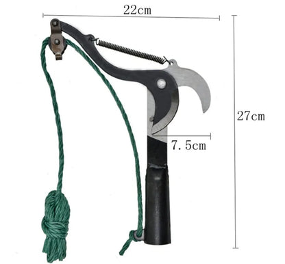 Tree Pruner Telescopic Handle Double-Pulley Carbon Steel Blade