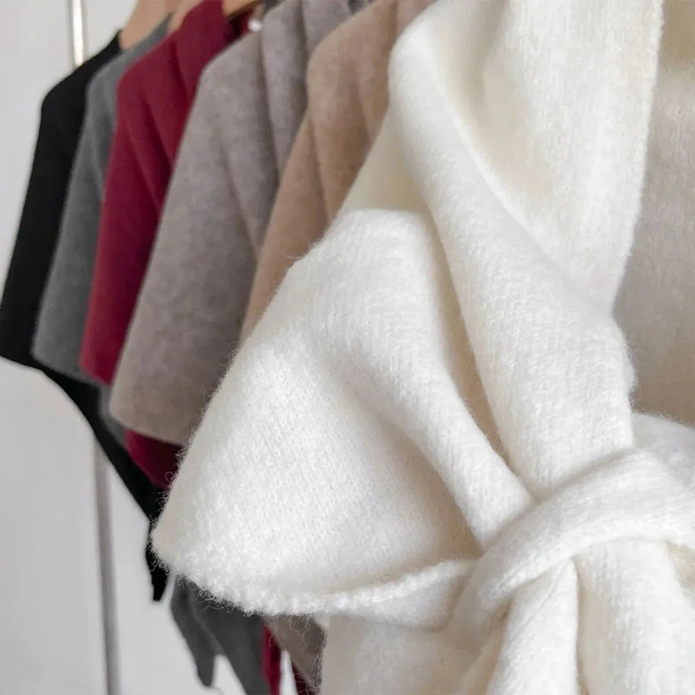 Triangle Shawl Lightweight Microfiber Blend Machine Washable
