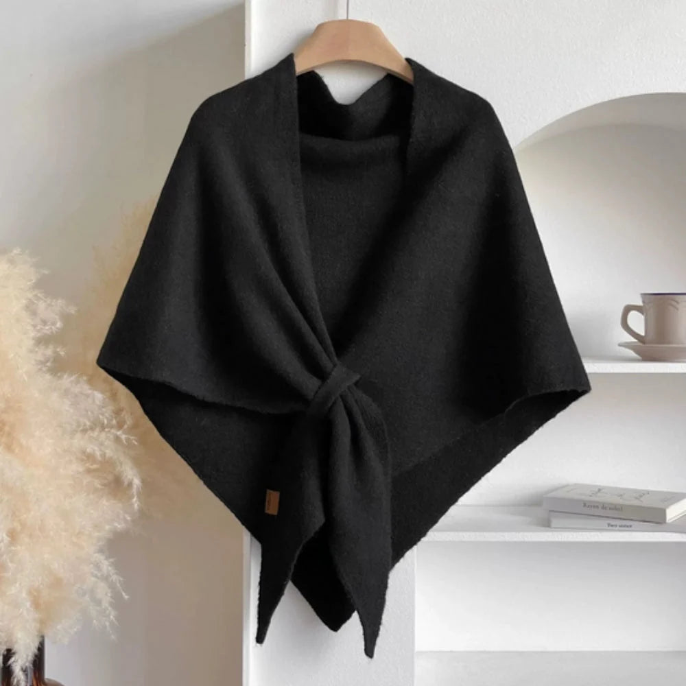 Triangle Shawl Lightweight Microfiber Blend Machine Washable