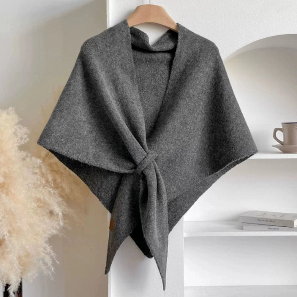 Triangle Shawl Lightweight Microfiber Blend Machine Washable