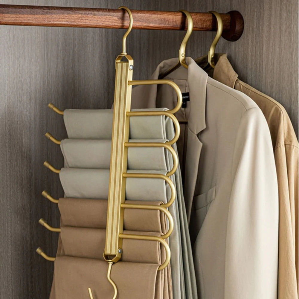 Trouser Hanger Space-Saving Foldable 360° Rotating