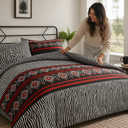 Twin Quilt Set Quilted Reversible Lightweight