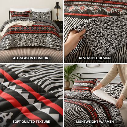 Twin Quilt Set Quilted Reversible Lightweight