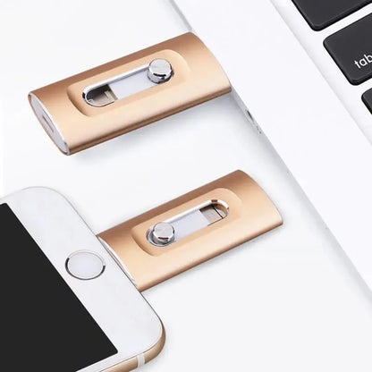 USB Flash Drive 3-in-1 Lightning USB-C USB-A
