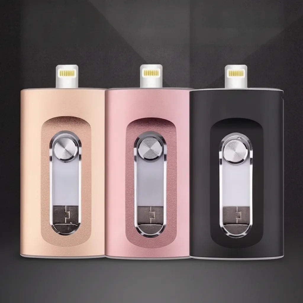 USB Flash Drive 3-in-1 Lightning USB-C USB-A