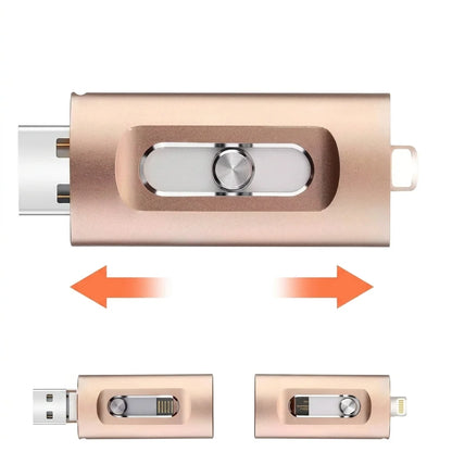 USB Flash Drive 3-in-1 Lightning USB-C USB-A
