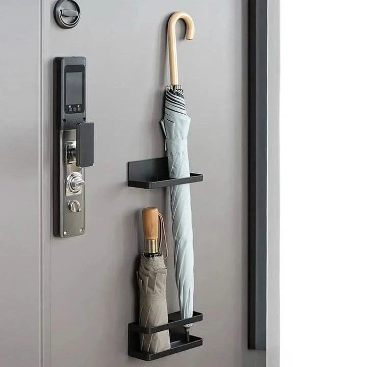 Umbrella Holder Wall-Mounted No Drill Drip Tray