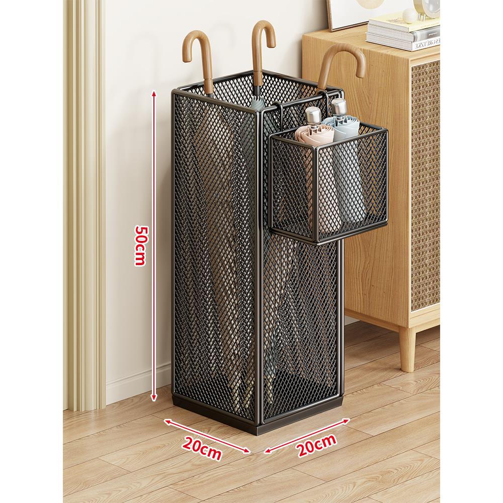 Umbrella Stand Metal Mesh Ventilated Space-Saving