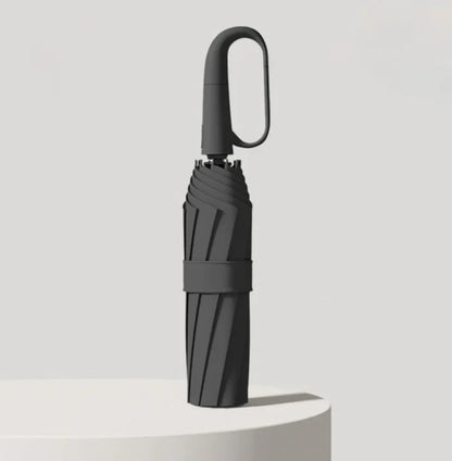 Umbrella Wind-Resistant Reflective Trim Compact Foldable Style