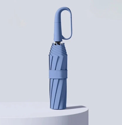 Umbrella Wind-Resistant Reflective Trim Compact Foldable Style