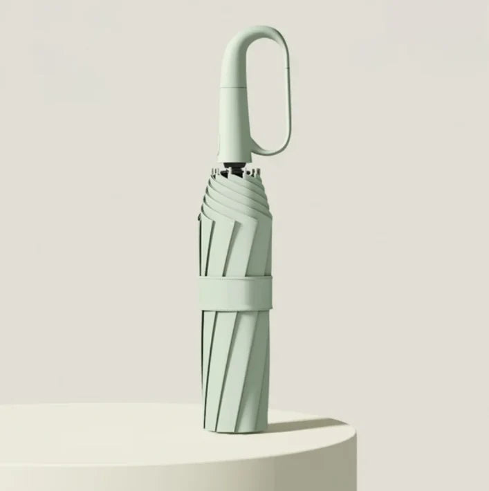 Umbrella Wind-Resistant Reflective Trim Compact Foldable Style