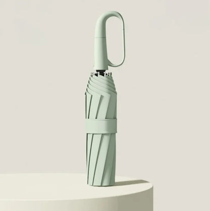 Umbrella Wind-Resistant Reflective Trim Compact Foldable Style