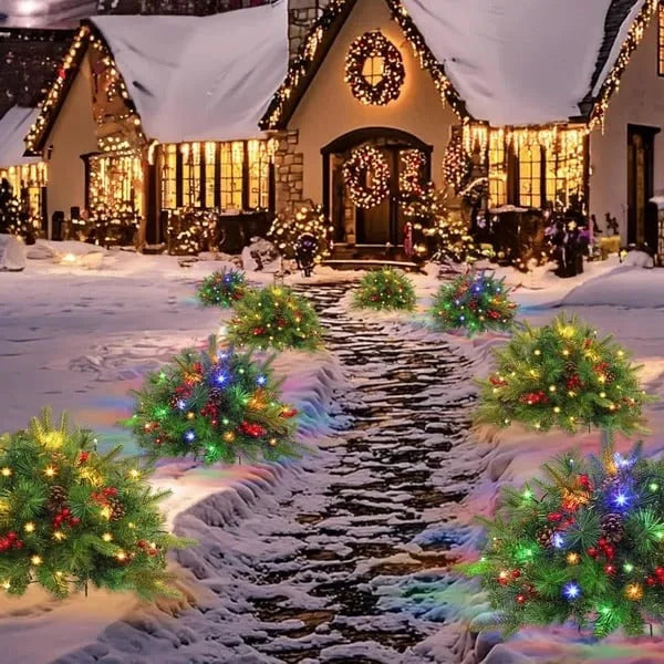 Urn Filler Evergreen Warm White LEDs With Timer
