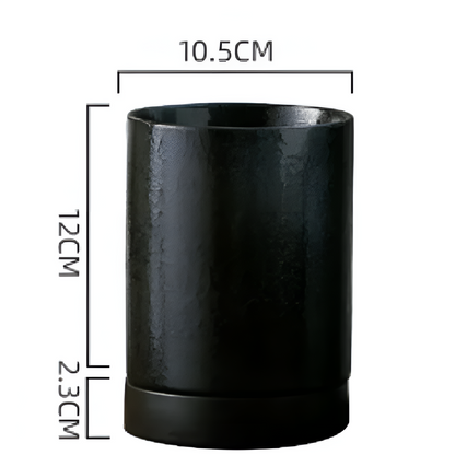 Utensil Holder Ceramic With Drainage Holes