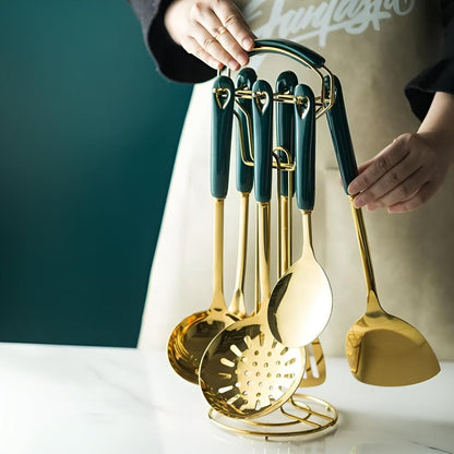 Utensil Set Stainless Steel Dishwasher Safe With Rack