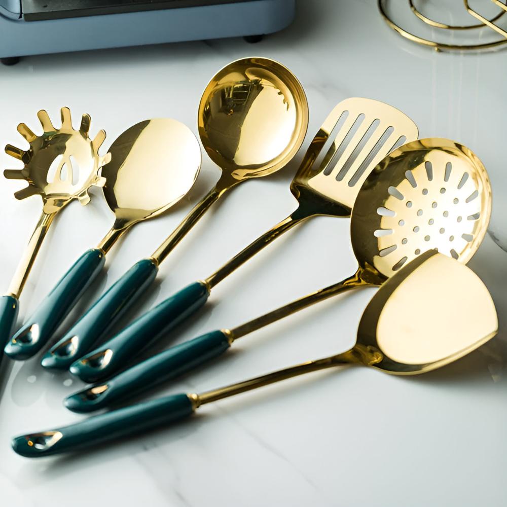 Utensil Set Stainless Steel Dishwasher Safe With Rack
