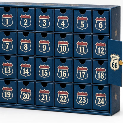 Vehicle Advent Calendar Die-Cast 24-Piece Set