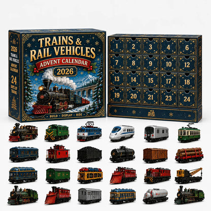 Vehicle Advent Calendar Die-Cast 24-Piece Set