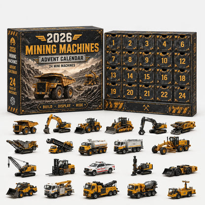 Vehicle Advent Calendar Die-Cast 24-Piece Set