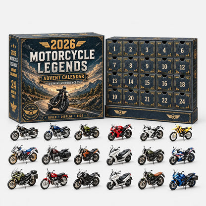 Vehicle Advent Calendar Die-Cast Metal 24-Piece Set