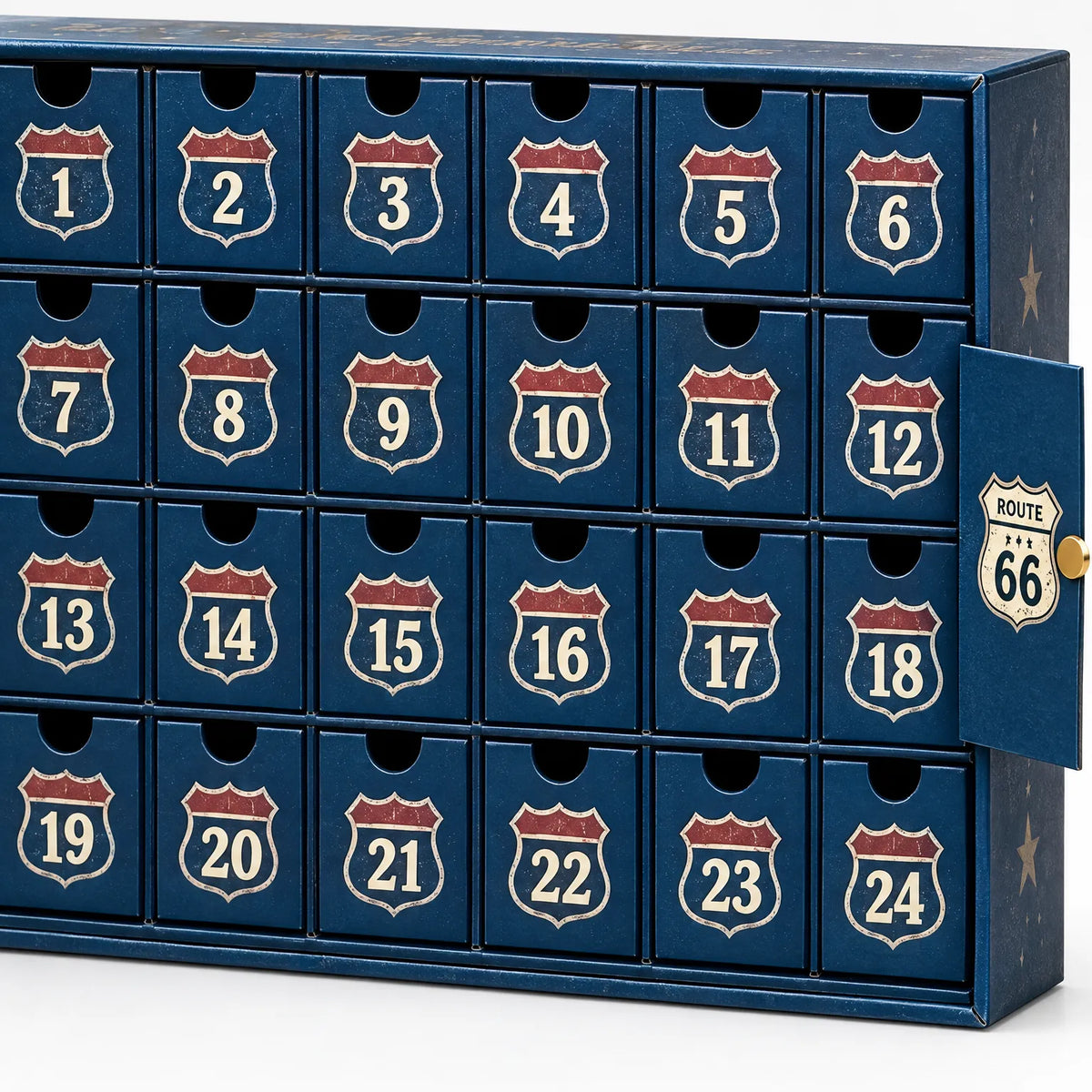 Vehicle Advent Calendar Die-Cast Metal 24-Piece Set