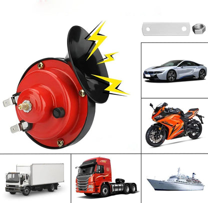 Vehicle Horn Dual-Tone Weather-Resistant 12V