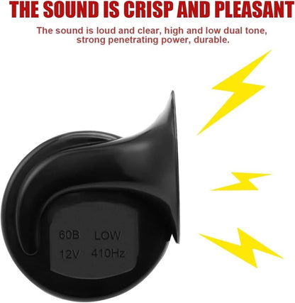 Vehicle Horn Dual-Tone Weather-Resistant 12V