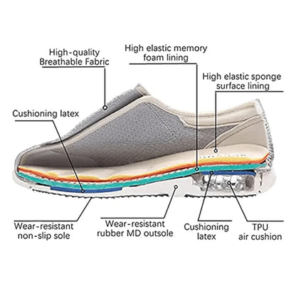 Walking Shoes Extra-Wide Fit Memory Foam Cushioning