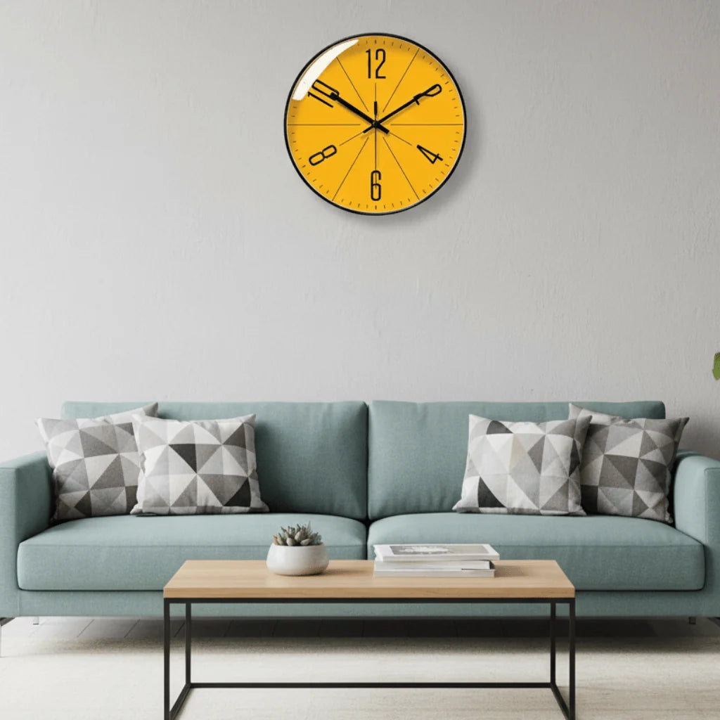 Wall Clock Quiet Quartz Movement Easy-Read Numerals