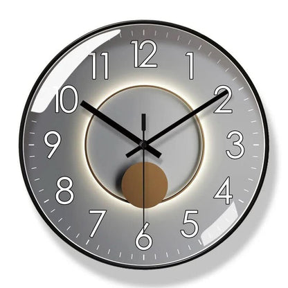 Wall Clock Quiet Quartz Movement Easy-Read Numerals