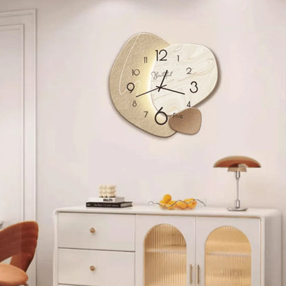 Wall Clock Silent Movement Scandinavian Design Clear Dial