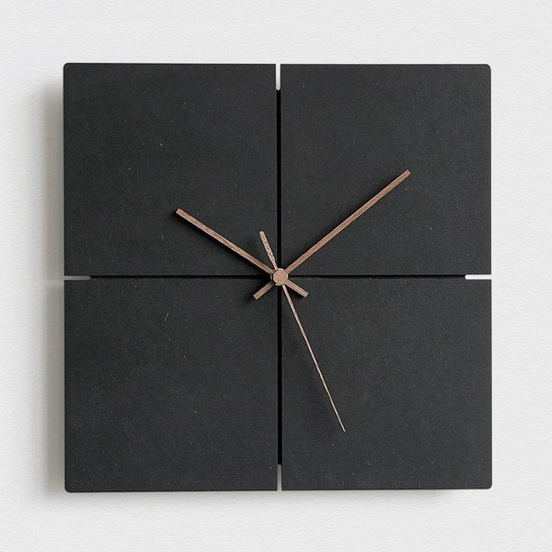 Wall Clock Silent Quartz Minimalist Design