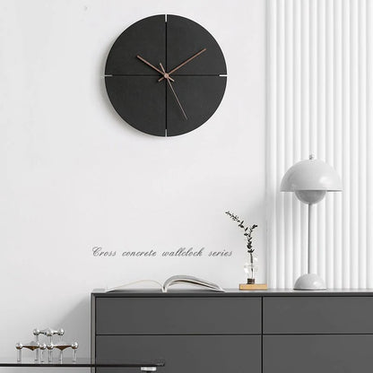 Wall Clock Silent Quartz Minimalist Design