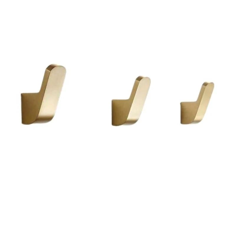 Wall Hook Brass Gold Finish Space-Saving Design