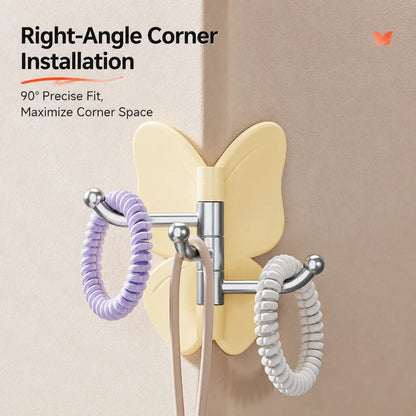 Wall Hook Butterfly Rotatable Drill-Free