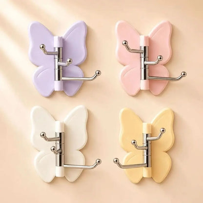 Wall Hook Butterfly Rotatable Drill-Free