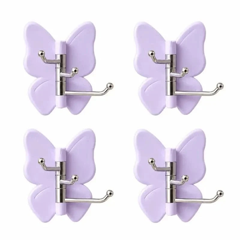 Wall Hook Butterfly Rotatable Drill-Free
