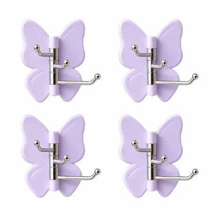 Wall Hook Butterfly Rotatable Drill-Free
