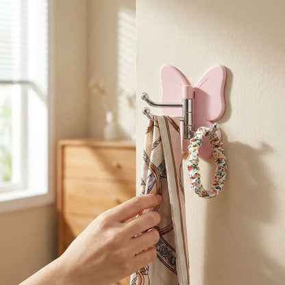 Wall Hook Butterfly Rotatable Drill-Free