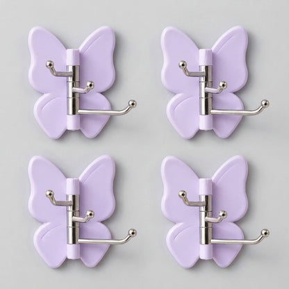 Wall Hook Butterfly Rotatable Drill-Free