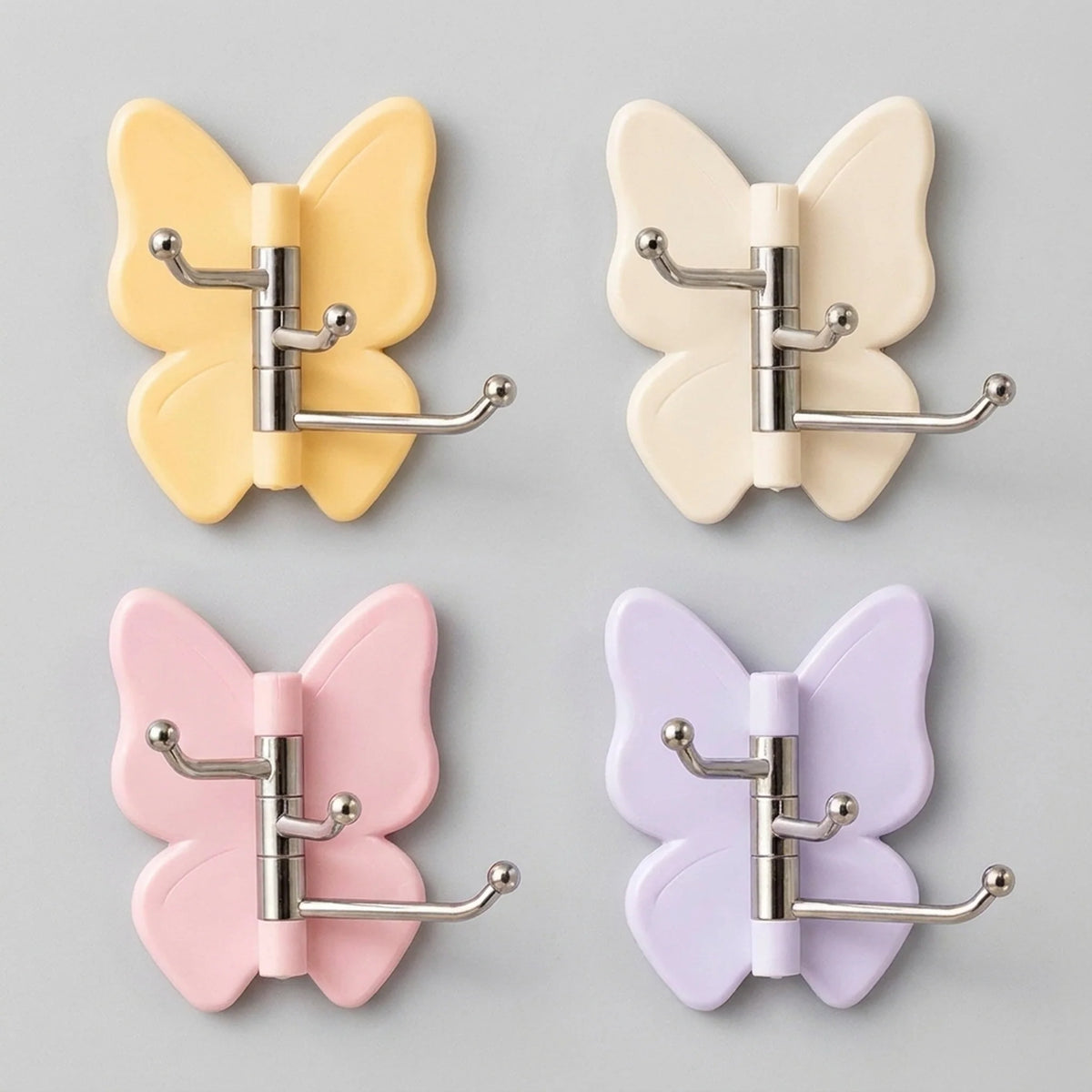 Wall Hook Butterfly Rotatable Drill-Free