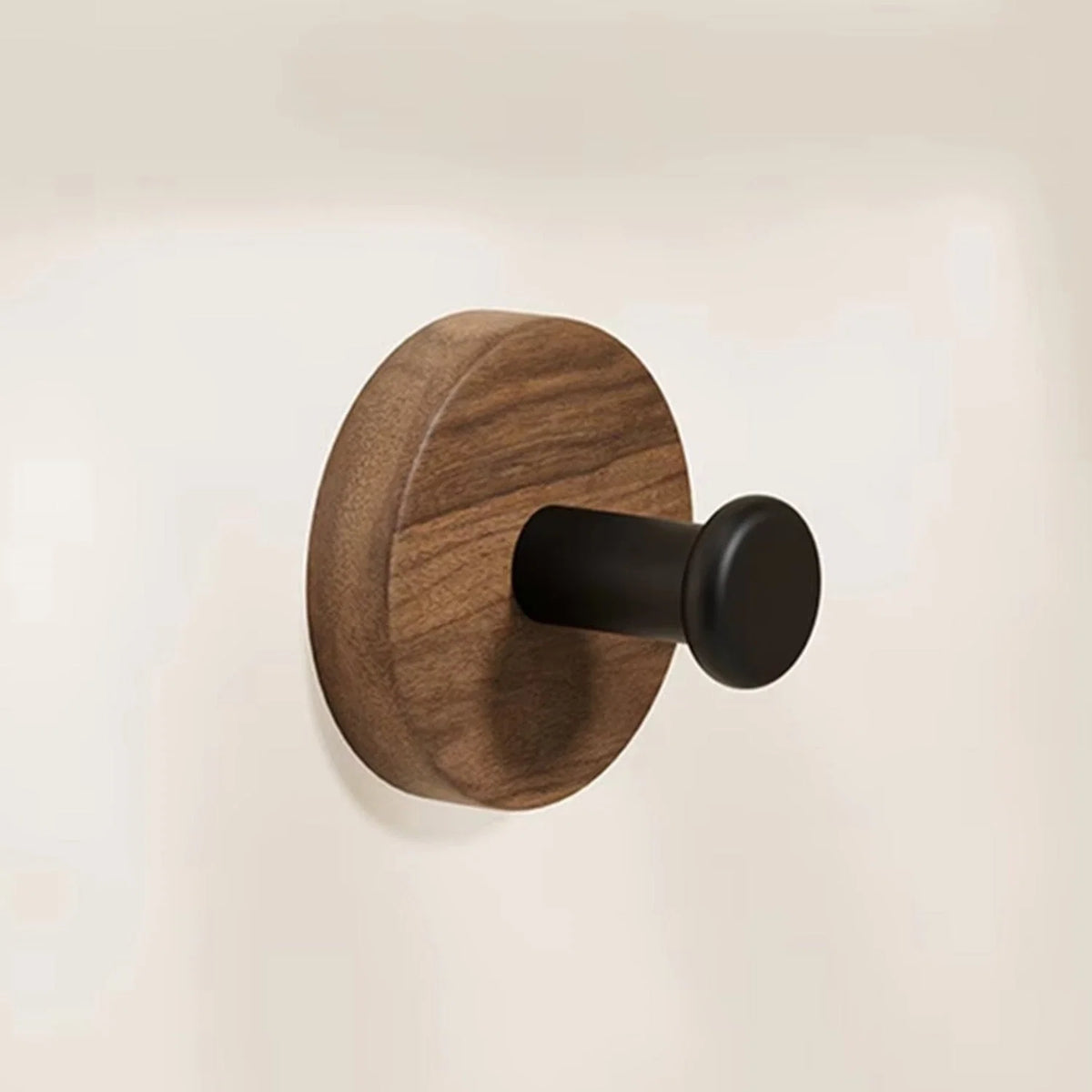 Wall Hook Self-Adhesive Natural Wood