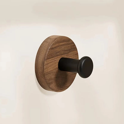 Wall Hook Self-Adhesive Natural Wood