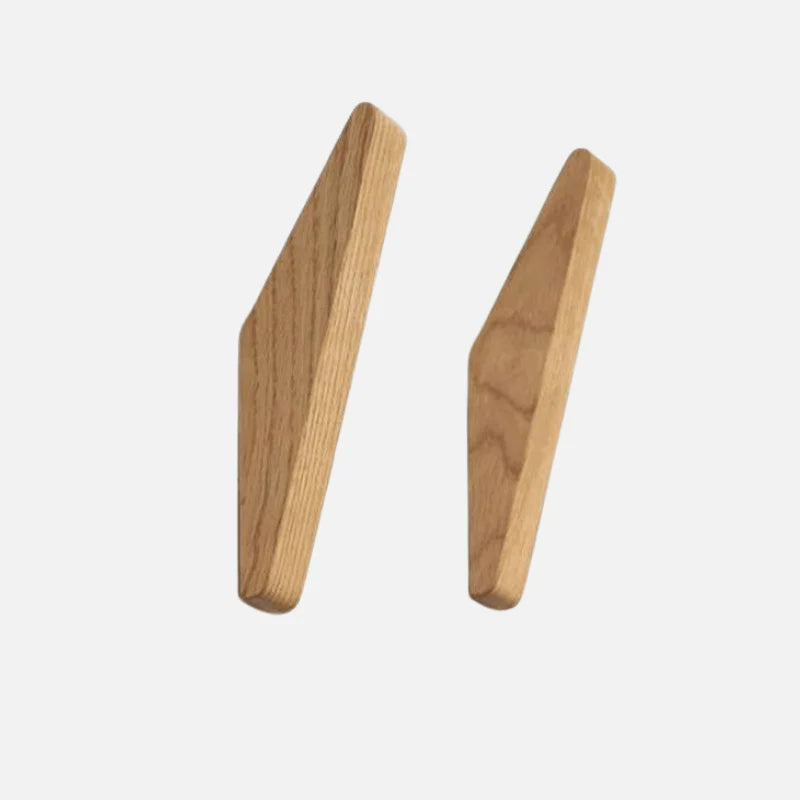 Wall Hook Solid Wood Two-Tone Grain