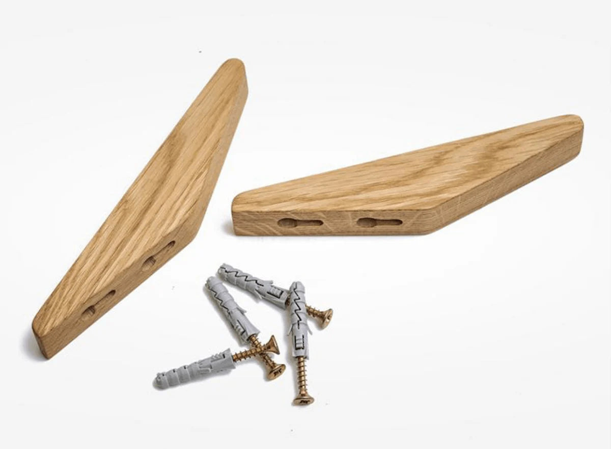 Wall Hook Solid Wood Two-Tone Grain