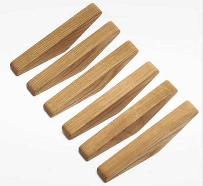 Wall Hook Solid Wood Two-Tone Grain
